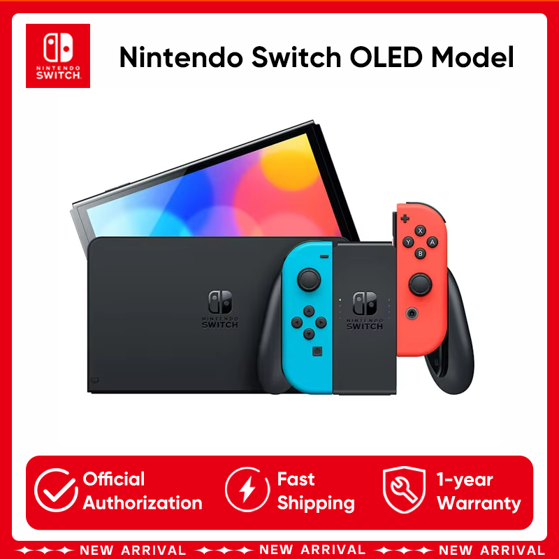 Gaming Console For Sale - Оригинальный OLED-модель Nintendo Switch, 7-дюймовый экран,