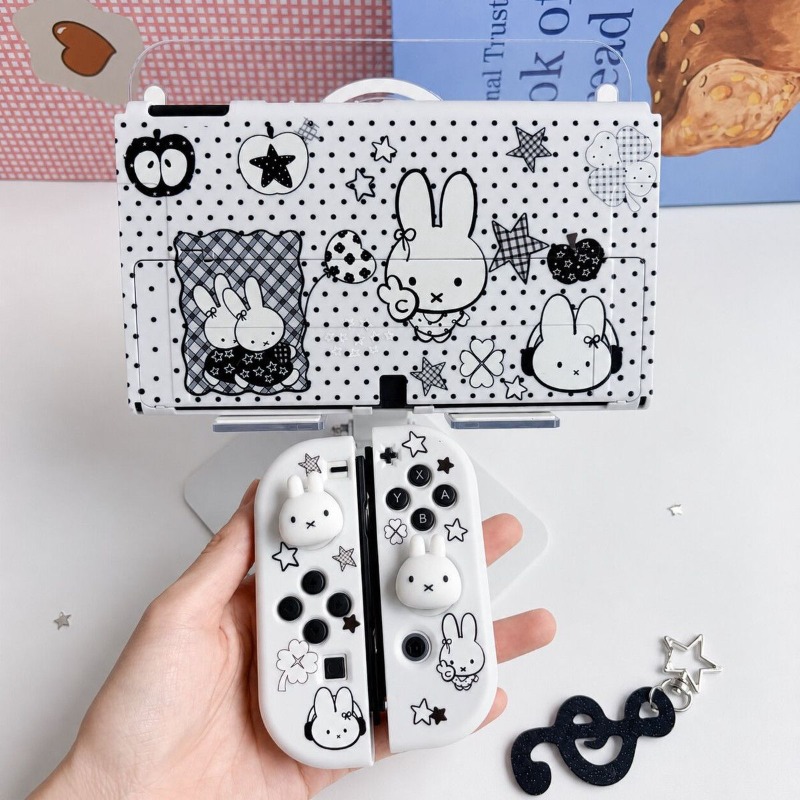 Gaming Console With Tv - Милый защитный чехол Miffy для Nintendo