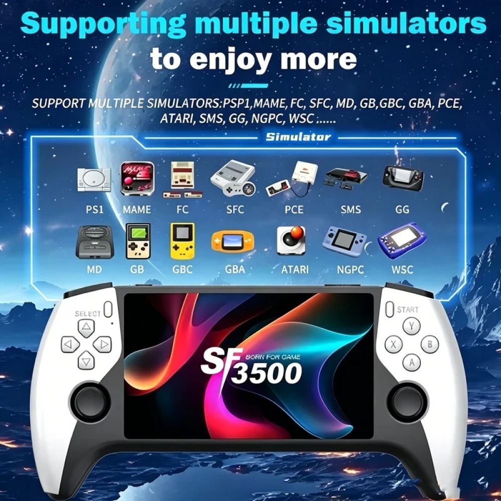 Gaming Console Latest - Портативная игровая консоль SF3500 5 дюймов