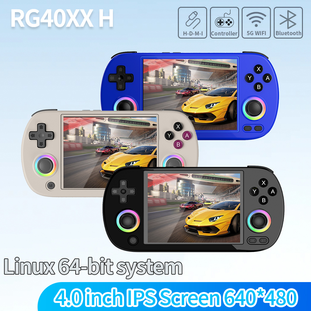 Gaming Console Bluetooth - Anbernic RG40XXH 64-битная портативная игровая консоль