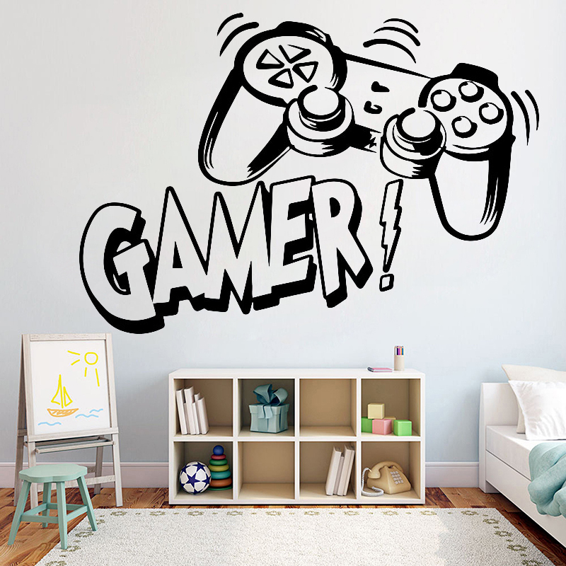 Наклейка на стену для детской  – обзор и цена Gaming Console Room