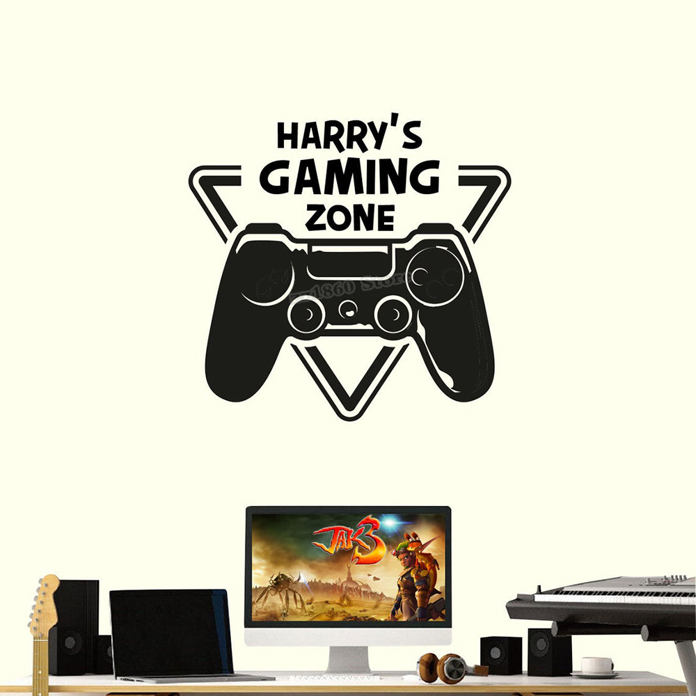Настенная Наклейка с названием – обзор и цена Gaming Console Room