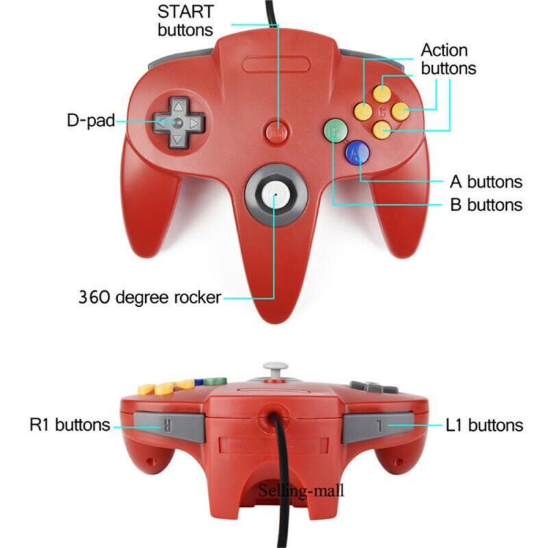 Контроллер N64, классический U – обзор и цена Gaming Console Windows