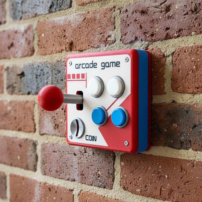 Ретро-кнопка для аркадных игр, – обзор и цена Gaming Console Room