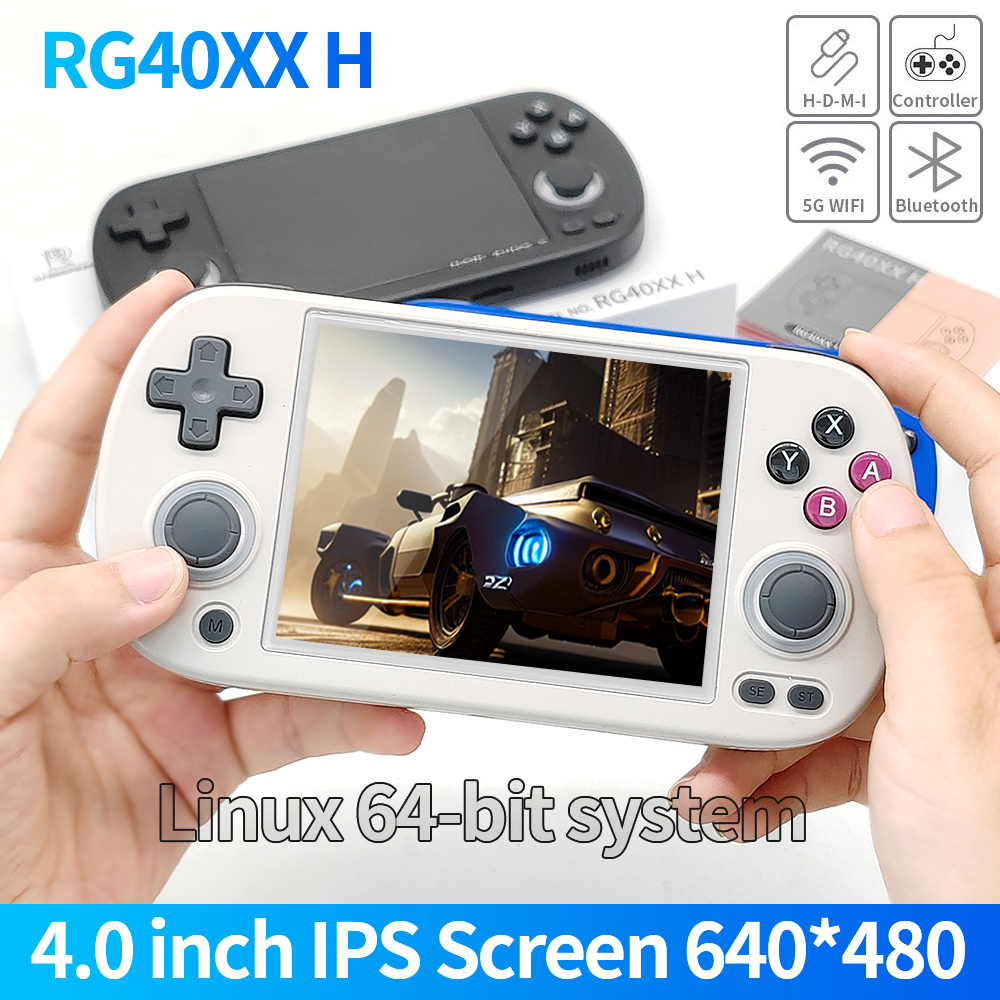 Anbernic RG40XXH 64-битная пор – обзор и цена Gaming Console Bluetooth