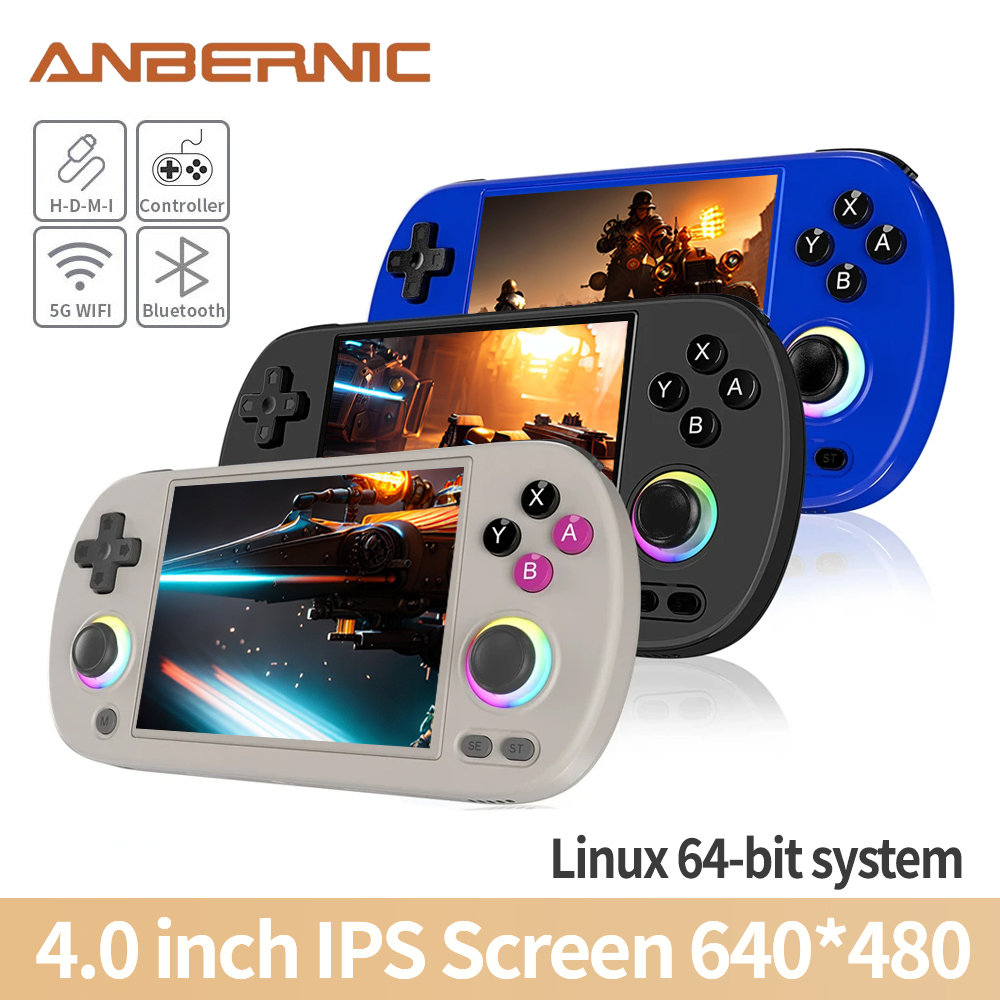 Anbernic RG40XXH 64-битная пор – обзор и цена Gaming Console Bluetooth